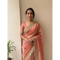 New Launch TraditionalSoft Silk Saree brown