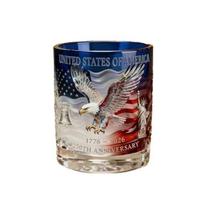 250th Anniversary Whiskey Decanter Glass Spirit Bottle Patriotic Keepsake for Independence Day Classic Gift for Collectors Veterans History Buffs balta