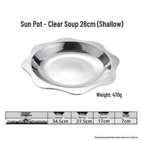 Dian Rui En Stainless Steel Hot Pot Pan