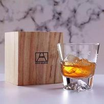 Batone Fuji Glass Cup 270ml Cherry Blossom Cut Glass Handcrafted by Presented in a Paulownia Wood Box Suitable for Whiskey Stylish Glass Perfect for balta