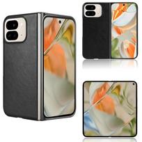For Google Pixel 9 Pro Fold Litchi Texture Back Cover Phone Case For Google Pixel 9 Pro&Opp Bag