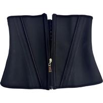 Waist Trainer for Women Latex Underbust Waist Cincher Corset Sport Girdle Hourglass Body Shaper Xs juoda