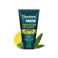 Himalaya Men Intense Oil Clear Lemon Face Wash 50ml Herbal Oil Control Facial Cleanser