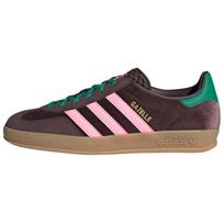 Adidas Women's Gazelle Indoor 'Dark Brown Pink Green Velvet' Women's Sneakers JI2714 36