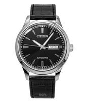Citizen Odinis Dirželis Juodas Ciferblatas Automatinis NY4058-01E Vyriškas Laikrodis juoda