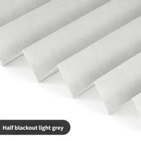 5 dydžių lipnios klostuotos žaliuzės Vonios kambario balkono užuolaidos Pusiau pritemdančios langų užuolaidos Miegamojo svetainės balkono 60cm X 150cm