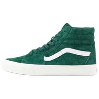 Vans Sk8 Hi Aukštakulniai Riedlentės Batai Unisex Tamsiai Žali Balti Kedai VN000BW7EME 43 black