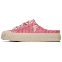 MLB Playball Mule Cushioned Wear-Resistant Lightweight Breathable Low-Top Skateboard Shoes Unisex Pink Sneakers 3AMUUD116-10PKS 38 beige