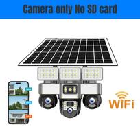 Solar Light Camera 2-in-1, 3-Screen, 16000mAh, Wireless WiFi Solar Security CCTV IP Camera, Night Vision, Outdoor Surveillance WIFI Version
