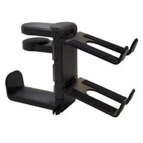 2-in-1 Gaming Headset Stand with Controller Hook - Rotating Adjustable Desk Mount Hanger for Headphones & Gamepad, Space-Saving juoda