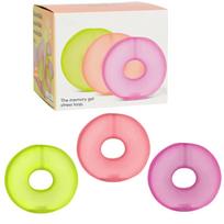 Atminties gelio streso mažinimo žiedas Patvarus lankstus žiedas rankų mankštai ir griebimo stiprinimui Daugkartinio naudojimo minkšta tekstūra namams ir biurui One Size pink
