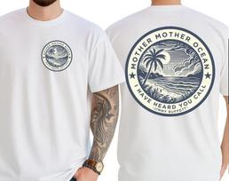Motina Vandenynas Jimmy Buffett unisex marškinėliai, Unisex paplūdimio marškinėliai XL