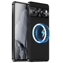 For Google Pixel 9 / 9 Pro XL / 9 8 7 Pro / 8a 7a Magnetic Case Shockproof Aluminum Frame Matte PC Panel Full Cover Funda Opp Bag&For Google Pixel 7 5G 6.3" juoda