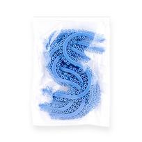 S shape Oral Separating Ligature Ties Elastic Separators Circle Rubber Ring 10sticks Blue white
