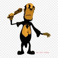 Bendy And The Ink Machine Piper Bendy And The Ink Mach Iron on Heat Transfer Printing Vinyl Patches Sticker for Clothes DIY Appliques Washable Patches