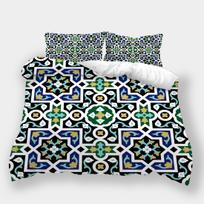 Bohemia Luxury Series Home Bedding Set Bedroom Bedding Duvet Cover Pillow Case AU King 240x270 Extra Large Home Decoration Baby 100x135cm blue