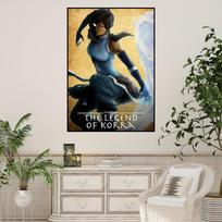 Animacinis A-Avataras The L-Legend of K-Korra Plakato Spaudiniai Sienos Tapyba Miegamojo Svetainės Dekoras Biuro Namų 21x30cm No Framed