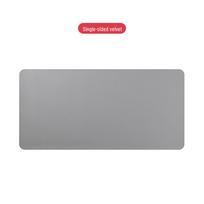 Custom Large Leather Mouse and Keyboard Desk Pad with Logo 20*25cm; Single side pilka spalva