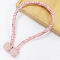 2pcs Strong Magnetic Curtain Tie Backs Buckle Clips Holdbacks Curtain Tie Rope 2pcs rožinė