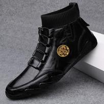 Natūralios odos vyriški laisvalaikio batai Nauji vyriški batai Minkšti patogūs kvėpuojantys vyriški sportbačiai Vyriški plokščiapadžiai Botas Para Hombre 38