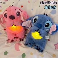 30 cm Stitch Kvėpuojantis Siūlas Pliušinis Žaislas - Miego Žaislai Vaikams Pink