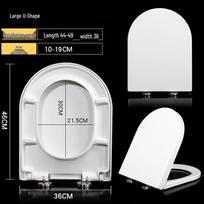 MDNG Urea-Formaldehyde Slow-Close Toilet Seat