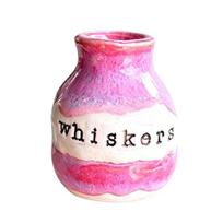 Mini Ceramic Vase for Cat Whiskers Handmade Tiny Flower Vase Miniature Cat Whisker Holder Memorial Gifts for Dogs Cats B