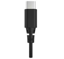 HL-50C Ausinės DELTACO, 40mm elementas, USB-C, garsumo reguliatorius, juodos / HL-50C / 1903683|HL-50C