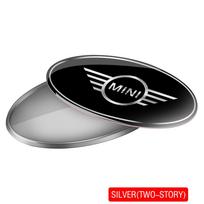 VRT4  Car Logo Body Door Trunk Side Fender Oval Badge Sticker Decor Auto Accessories For MINI Cooper JCW WORKS R55 R56 F55 F56 R57 R58