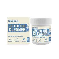 Jetted Tub Cleaning Tablets - Deep Stain Remover for Limescale & Grime, Surface Shine Boost, Septic-Safe for Home Use 1boxed white