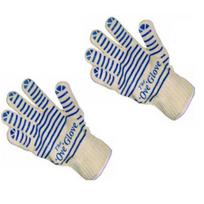 Durable High Temp Oven Mitts With Silicone Antislip Surface For Kitchen And Grilling Use