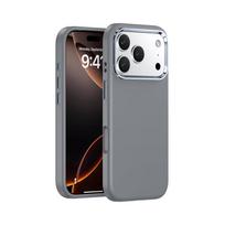 Liquid Silicone Phone Case for iPhone 17/16/15/14/13 with Magnetic Shockproof Design and Fine Hole Features For iPhone17 pilka