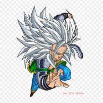 Pleistukai drabužiams, krepšiui, lygintuvu klijuojami, terminės lipdukai, Goku Ssj5, Goku, Vegeta raštas, skalbiami, šilumos perdavimas
