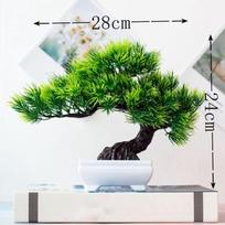 Netikras dirbtinis vazoninis augalas Bonsai vazoninis pušų modeliavimas namų / biuro dekoras