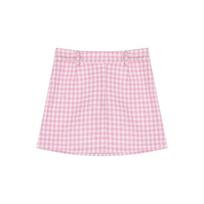 Japanese Kawaii Knitted 2 Piece Set Women Casual Sweet Print Sweater + Plaid Skirt Suit Female Korean Fashion Vintage Cute Sets 2024 New S rožinė
