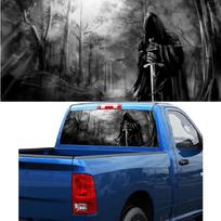 Rear Window Sticker Grim Reaper Forest Graphic Decal For Truck SUV Jeep 22 x65
