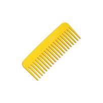 Curly Comb Coarse Wide Tooth Hairdressing Hair Brush Hair Comb Hair Styling Tool Wide Tooth Comb geltona
