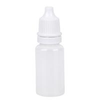 50pcs 5/10/15ml Empty Dropper Bottle Plastic Eye Drop Bottle Portable Eye Liquid Dropper for Solvents Essence Eye Drops Saline