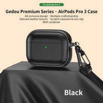PU Leather Earphone Case For AirPods 4 Gen Pro 3 2 Shockproof Headphone Protection Cover For AirPods Pro 3 2 Earphone Charging Box with Key Chain For AirPods 4 juoda