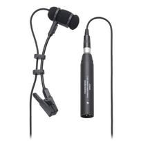 PRO35 Kondensatorinis mikrofonas XLR variniams instrumentams Didelė įvesties galia Audio-Technica Instrumentams/Saksofonui/Trimitei/Su laikikliu/Galinė dalis juoda