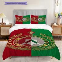 National Emblem Portugal Bedding (1 * duvet cover + 2 * pillowcase, without core) Christmas birthday gift Duvet cover and pillowcase 135x200cm
