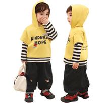 LUSON Baby Boy Winter Fleece-Lined Harem Pants 120 raudona