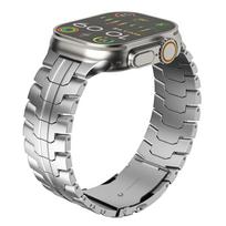 Titanium Strap For Apple Watch Ultra 3 2 49mm Band Series 11 10 46mm 42mm Luxury Metal Bracelet iWatch 9 8 7 6 SE 45mm 44mm 41mm For 38mm-40mm-41mm sidabras