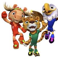 2026 m. FIFA Šiaurės Amerikos Pasaulio taurės talismanas Veikėjo lėlė Raktų pakabukas Figūrėlė Veikėjo raktų pakabukas, Taurė 17cm, 1 vnt. - Raktų pakabukas