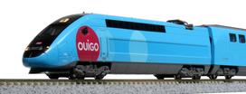 KATO N vėžės OUIGO rinkinys modelinis traukinys 10 vagonų 10-1763