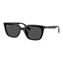 RayBan Vienspalvis Logotipas Acetatinis Kvadratinis Rėmelis Saulės Akiniai Unisex Porai Juodi 54 juoda
