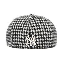 MLB New York Yankees Nailonas, Poliesteris Beretės Unisex Juoda Balta Mada 3ACBN9416-50BKS F juoda balta spalva