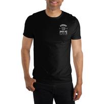 Bioworld Naruto Ichiraku Ramen Shop Large Print Mens T-Shirt Black S juoda
