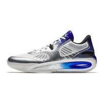 Anta KT10 Cushioning Slip Resistant Abrasion Resistant Low top Basketball Shoes Men's White Silver Sneakers 112531101S-4 42 gray