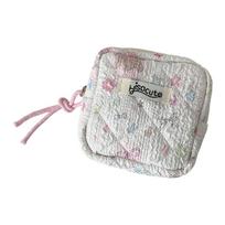 Discreet Sanitary Pad Organizers Bag Hygienic Menstrual Pad Storage Bag with Secure Zippers for Women's Essential gray